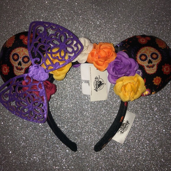Disney Parks Dia de los Muertos coco Minnie Ears - Picture 2 of 4
